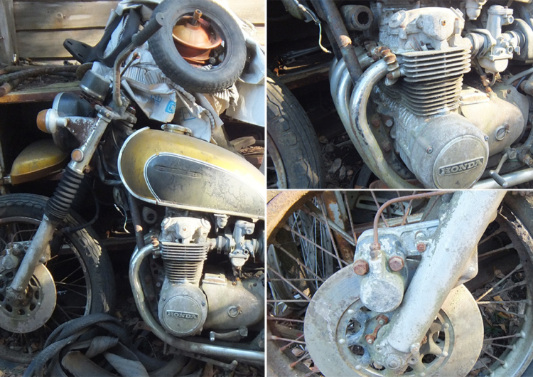 ホンダ CB500FOUR 部品取り車