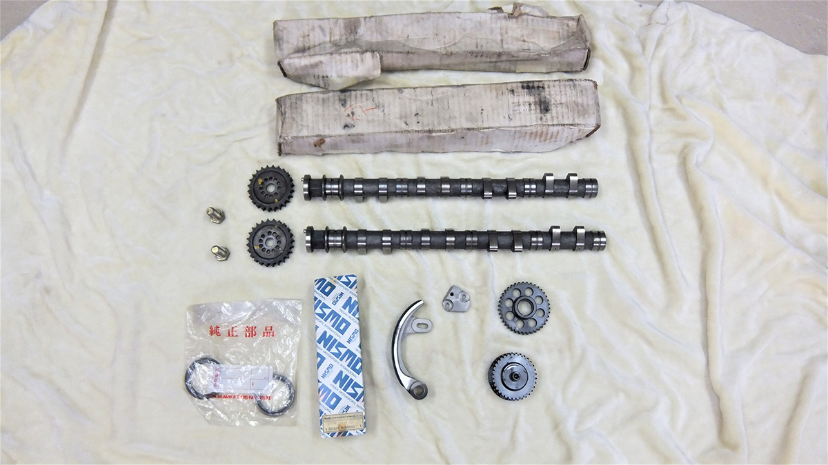 スカイラインRS、RSタ-ボ DR30 FJ20エンジン用 東名ハイカム&カムギアトレインKIT